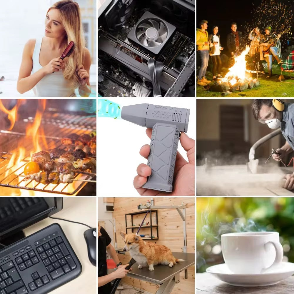 Mini Soplador Turbo Portátil